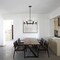 Designers Fountain Summer Jazz 6-Light Matte Black Transitional Shaded Chandelier for Dining Rooms D310M-6CH-MB - alternate 4